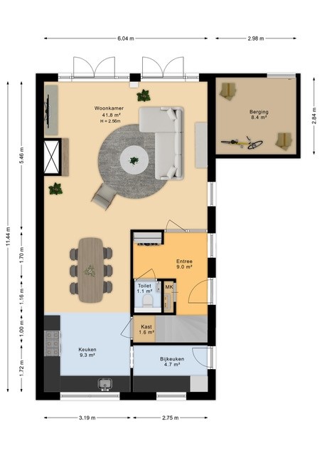 mediumsize floorplan